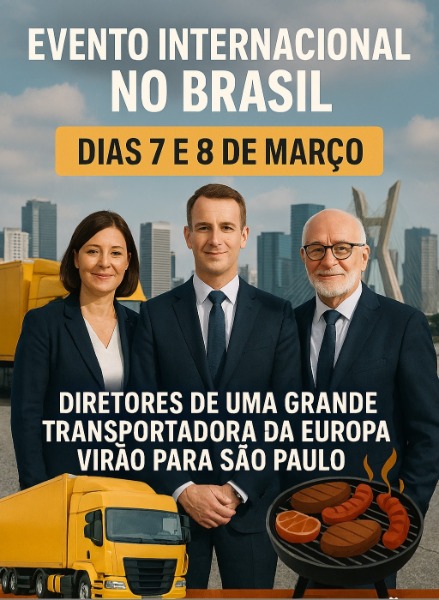   🚛 EVENTO INTERNACIONAL NO BRASIL – PARA RECRUTAR 200 MOTORISTAS 🇪🇺   A empresa europeia que JÁ contratou 9 dos nossos clientes ( e você poderá falar com eles )  agora está recrutando MAIS 200 MOTORISTAS EM 2026!!!!!!!     Veja a entrevista com o Dario que já está lá https://www.youtube.com/watch?v=7di0o50JyP4&t=7s     Amigo Motorista , Vamos falar sério por um minuto.     Enquanto muita gente ainda está sonhando em trabalhar fora, essa oportunidade já está acontecendo — com empresa real, salário real e 75 brasileiros JÁ dirigindo na Europa com a nossa assessoria.     E agora… VOCÊ pode ser o próximo.        🌍 O QUE TE ESPERA NA EUROPA?  ✨ PASSAGEM AÉREA ENVIADA PELA EMPRESA  ✨ ALOJAMENTO GRÁTIS POR 45 DIAS ENQUANTO ESPERA SEUS DOCUMENTOS FICAREM PRONTOS E TREINAMENTO.     Veja alojamento em um Castelinho da empresa GRÁTIS  https://www.youtube.com/shorts/rftNXi3bLis  E  https://youtube.com/shorts/5UlnmzdsZms?si=Iaizr4v3omt1H2VT      🗣️ NÃO PRECISA FALAR INGLÊS ✔️ Tradutora no local ✔️ GPS falando português ✔️ Treinamento completo        🏡 MORADIA INCLUÍDA Você mora no caminhão — seu verdadeiro home office sobre rodas 👉 Zero aluguel 👉 Mais dinheiro no bolso e pode mandar até 90% do seu salário para sua família.     💰 SALÁRIO EM EURO – E CRESCENTE  € 2.300 (1º e 2º mês) € 2.550 (3º ao 6º mês) € 2.640 (6 meses a 1 ano) A partir de € 2.740 após 1 ano   💸 Isso significa R$ 17.000  por mês, com custo de vida praticamente zerado.        📅 QUANDO ACONTECE A SELEÇÃO?  🔥 VENHA CONHECER SEU FUTURO CHEFE PESSOALMENTE!   3 Diretores europeus estarão no Brasil.  📍 Sábado e Domingo – 7 e 8 de Março de 2026 – ainda não definimos o local mas queremos fazer em algum posto Graal na região de  Jundiai-SP pois todos conhecem. Faça um grupo de amigos para virem juntos!!            🇧🇷 Evento ÚNICO e INÉDITO no Brasil e EXCLUSIVO para os Vikings agenciados pela agência MTV Intercâmbios Profissionais.     👉 Entrevistas 👉 Testes de direção e manobras 👉 Networking direto com a empresa 👉 E ainda… SUPER CHURRASCO PARA TODOS 🥩🔥        ⚠️ ATENÇÃO: NÃO É PARA TODO MUNDO. NÃO É PARA MOTORISTAS KIWIS ( grandes e peludos por fora mas frutinhas frágeis por dentro)     Essa vaga é para quem: ✔️ Quer mudar de vida de verdade e ganhar o triplo do salário. ✔️ Está cansado de correr riscos nas rodovias brasileiras ✔️ Quer mandar para sua família até 90% do salário e ajudar os filhos a terem uma vida melhor ✔️ Tem  a coragem , força , garra e resiliência de um Viking.           🚀 CONTRATE HOJE A AGÊNCIA MTV  A Agência MTV vai cuidar de TODA a sua carreira internacional: ✔️ Seleção ✔️ Preparação ✔️ Documentação ✔️ Conexão direta com a empresa europeia        ❗ As vagas são limitadas a 200. ❗ Quem deixa para depois, fica no Brasil.  📲 Fale agora com a Agência MTV e garanta sua vaga nesse evento histórico.           A Europa já está contratando. A pergunta é: você vai estar lá… ou vai só assistir  os depoimentos de quem já foi na sua frente?     Prefere engatar sua carreira internacional para frente HOJE , ou deixar no ponto morto e dar marcha a ré ?     Homem de terno e gravata na frente de uma placa  O conteúdo gerado por IA pode estar incorreto.  Estou aqui para lhe ajudar em quase tudo , só não posso tomar a decisão em seu lugar.  Conte sempre comigo,  Seu agente e amigo,  Marcelo TOLEDO  ZAP 11 9 5047 2557     LUCRE R$ 300 por amigo que me ajudar a recrutar.     Preencher aqui sua ficha MTV INTERCAMBIOS PROFISSIONAIS - FORMULARIO MOTORISTAS   